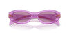 Prada SPR26Z Transparent Amethyst/Dark Violet Silver Int Mirror #colour_transparent-amethyst-dark-violet-silver-int-mirror