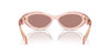 Prada SPR26Z Transparent Peach/Light Brown #colour_transparent-peach-light-brown