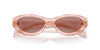 Prada SPR26Z Transparent Peach/Light Brown #colour_transparent-peach-light-brown