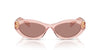 Prada SPR26Z Transparent Peach/Light Brown #colour_transparent-peach-light-brown