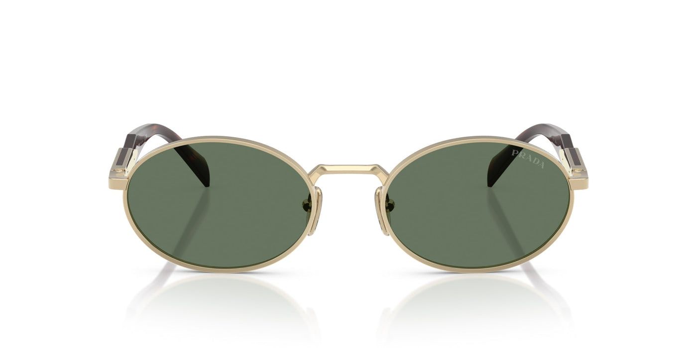 Prada SPR65Z Pale Gold/Dark Green #colour_pale-gold-dark-green