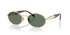 Prada SPR65Z Pale Gold/Dark Green #colour_pale-gold-dark-green