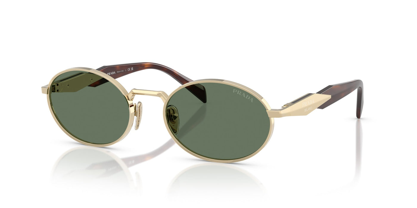 Prada SPR65Z Pale Gold/Dark Green #colour_pale-gold-dark-green