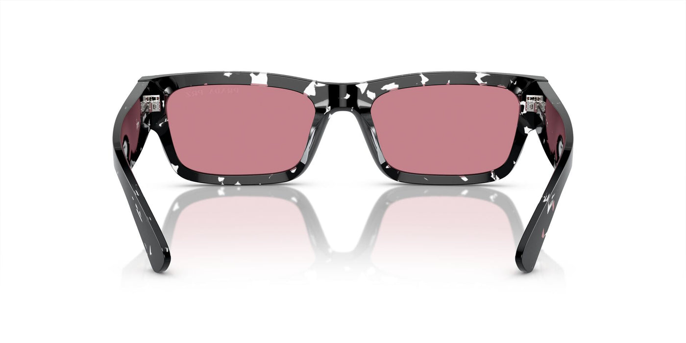 Prada SPR A03 Havana Black Transparent/Red Brown Crystal #colour_havana-black-transparent-red-brown-crystal