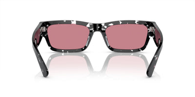 Prada SPR A03 Havana Black Transparent/Red Brown Crystal #colour_havana-black-transparent-red-brown-crystal