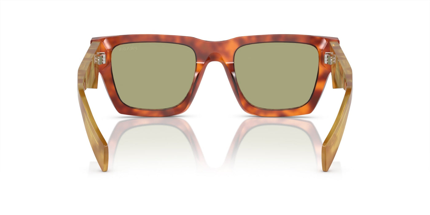 Prada SPR A06 Cognac Tortoise/Green #colour_cognac-tortoise-green