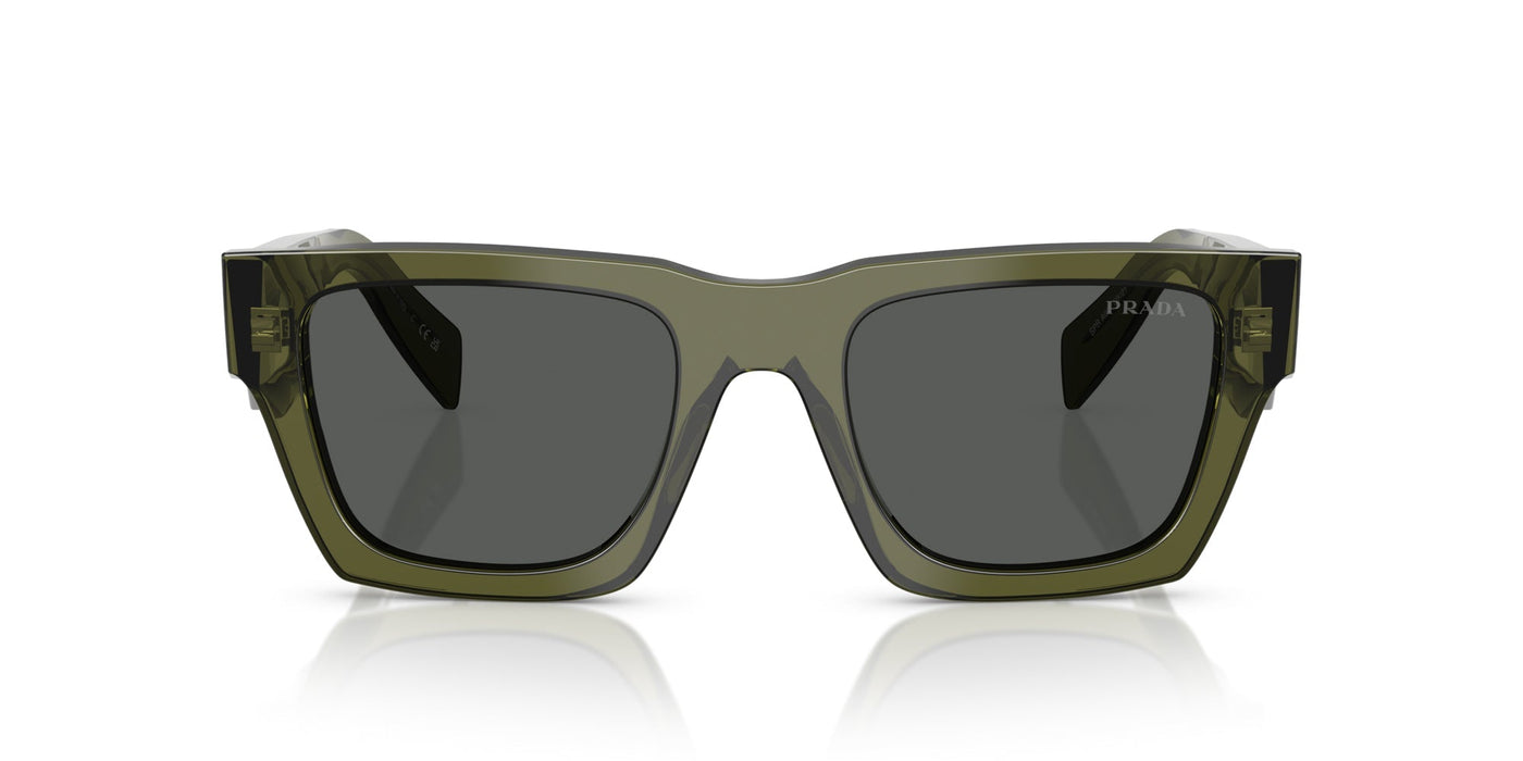 Prada SPR A06 Transparent Military/Dark Grey #colour_transparent-military-dark-grey