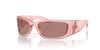Prada SPR A14 Transparent Peach/Light Brown #colour_transparent-peach-light-brown