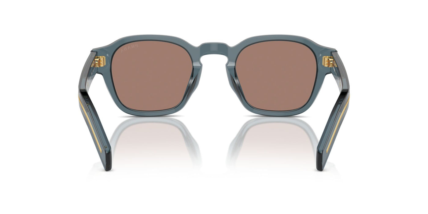 Prada SPR A16 Transparent Ocean/Brown Internal Grey Mirror #colour_transparent-ocean-brown-internal-grey-mirror