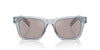 Prada SPR A17 Transparent Azure/Grey Gold Polarised Mirror #colour_transparent-azure-grey-gold-polarised-mirror