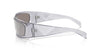 Prada SPR A19 Transparent Grey/Light Grey Silver Mirror #colour_transparent-grey-light-grey-silver-mirror