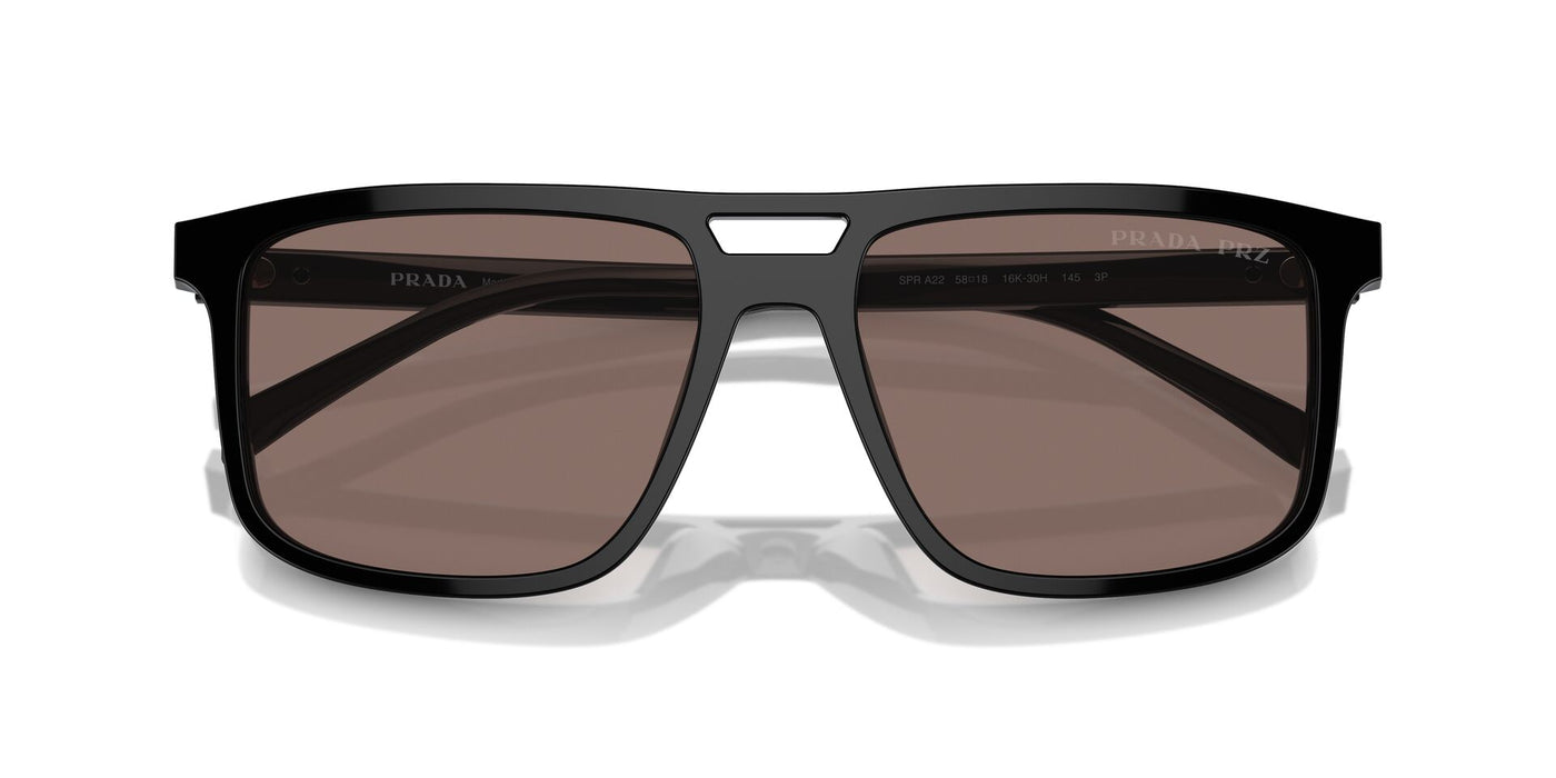 Prada SPR A22 Black/Brown Polarised #colour_black-brown-polarised