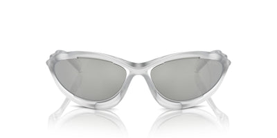 Prada SPR A23 Frosted Crystal/Clear Silver 80 Mirror #colour_frosted-crystal-clear-silver-80-mirror