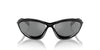 Prada SPR A26 Black/Grey Silver Mirror #colour_black-grey-silver-mirror