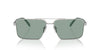Prada SPR A57 Silver/Petrol Green #colour_silver-petrol-green