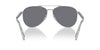 Prada SPR A58 Silver/Dark Grey Flash Silver #colour_silver-dark-grey-flash-silver