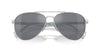 Prada SPR A58 Silver/Dark Grey Flash Silver #colour_silver-dark-grey-flash-silver