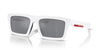 Prada Linea Rossa SPS02ZU Matte White-Black Rubber/Light Blue Silver Mirror #colour_matte-white-black-rubber-light-blue-silver-mirror