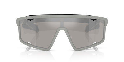 Prada Linea Rossa SPS A03 Matt Iron Grey/Light Grey Silver Mirror #colour_matt-iron-grey-light-grey-silver-mirror