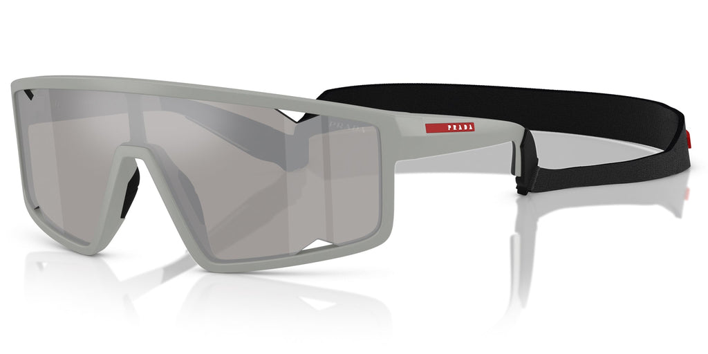 Prada Linea Rossa SPS A03 Matt Iron Grey/Light Grey Silver Mirror #colour_matt-iron-grey-light-grey-silver-mirror