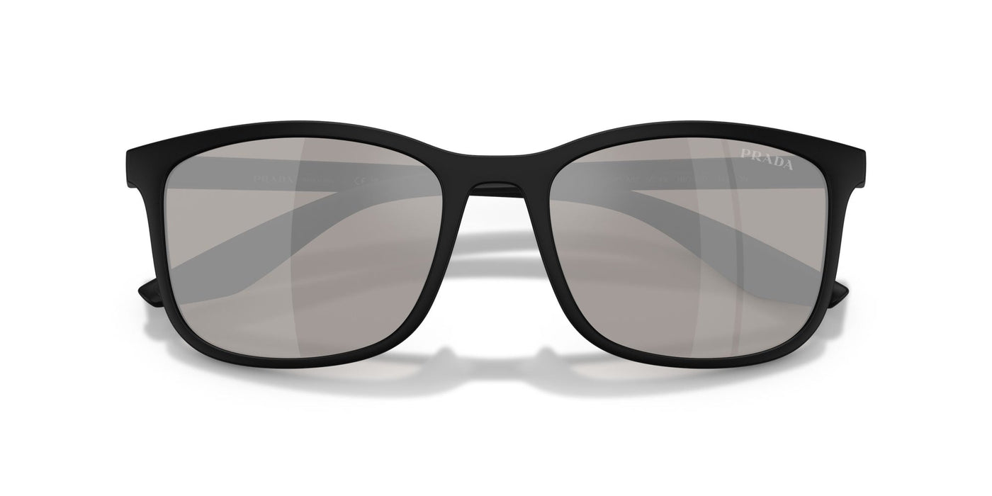 Prada Linea Rossa SPS A08 Matte Black/Light Grey Silver #colour_matte-black-light-grey-silver