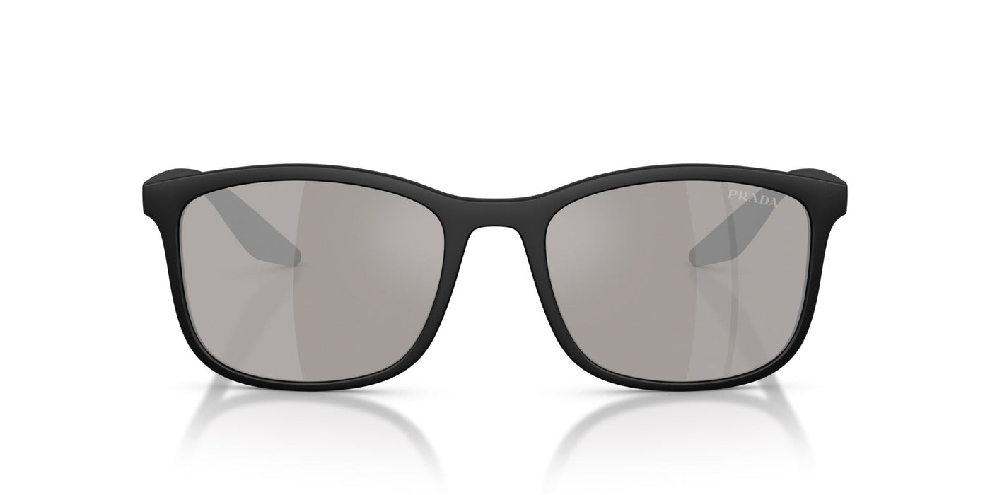 Prada Linea Rossa SPS A08 Matte Black/Light Grey Silver #colour_matte-black-light-grey-silver