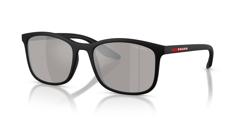 Prada Linea Rossa SPS A08 Matte Black/Light Grey Silver #colour_matte-black-light-grey-silver