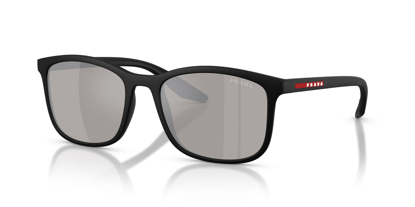 Prada Linea Rossa SPS A08 Matte Black/Light Grey Silver #colour_matte-black-light-grey-silver