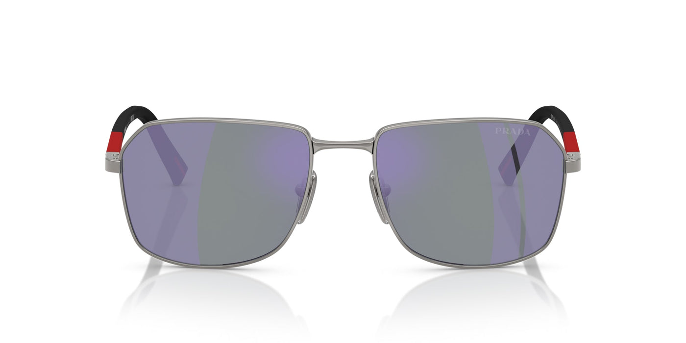 Prada Linea Rossa SPS A51 Gunmetal/Dark Blue Violet Mirror #colour_gunmetal-dark-blue-violet-mirror