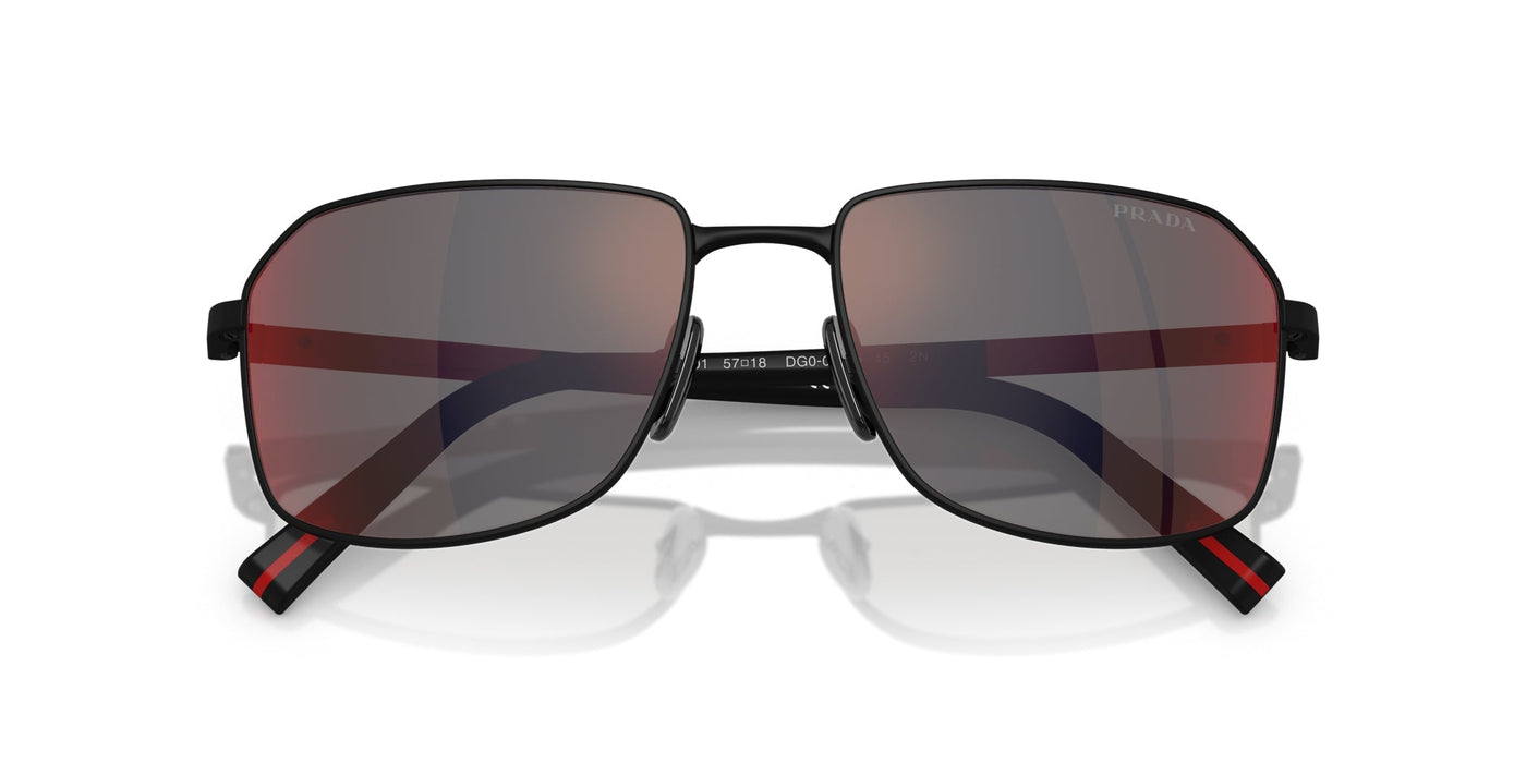 Prada Linea Rossa SPS A51 Rubber Black/Grey Mirror #colour_rubber-black-grey-mirror