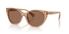 Ralph by Ralph Lauren RA5324U Shiny Transparent Brown/Brown #colour_shiny-transparent-brown-brown