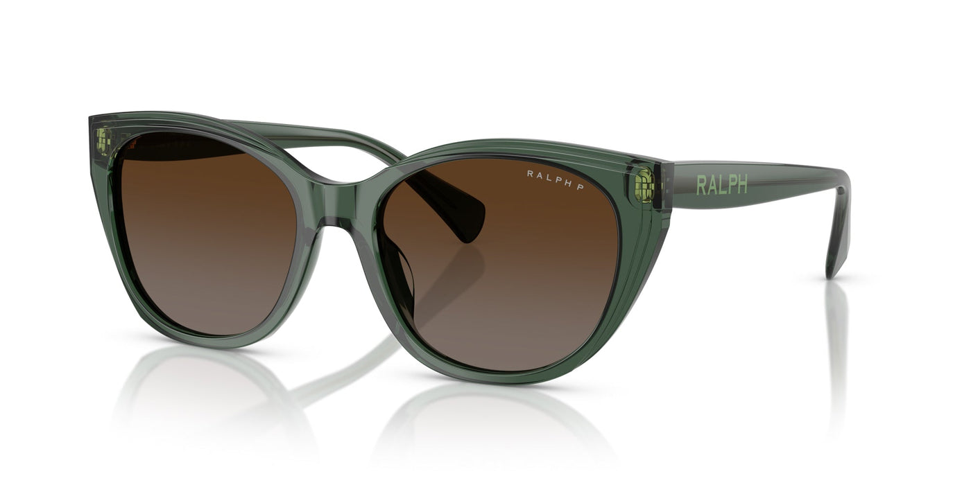 Ralph by Ralph Lauren RA5324U Shiny Transparent Green/Brown Polarised Gradient #colour_shiny-transparent-green-brown-polarised-gradient