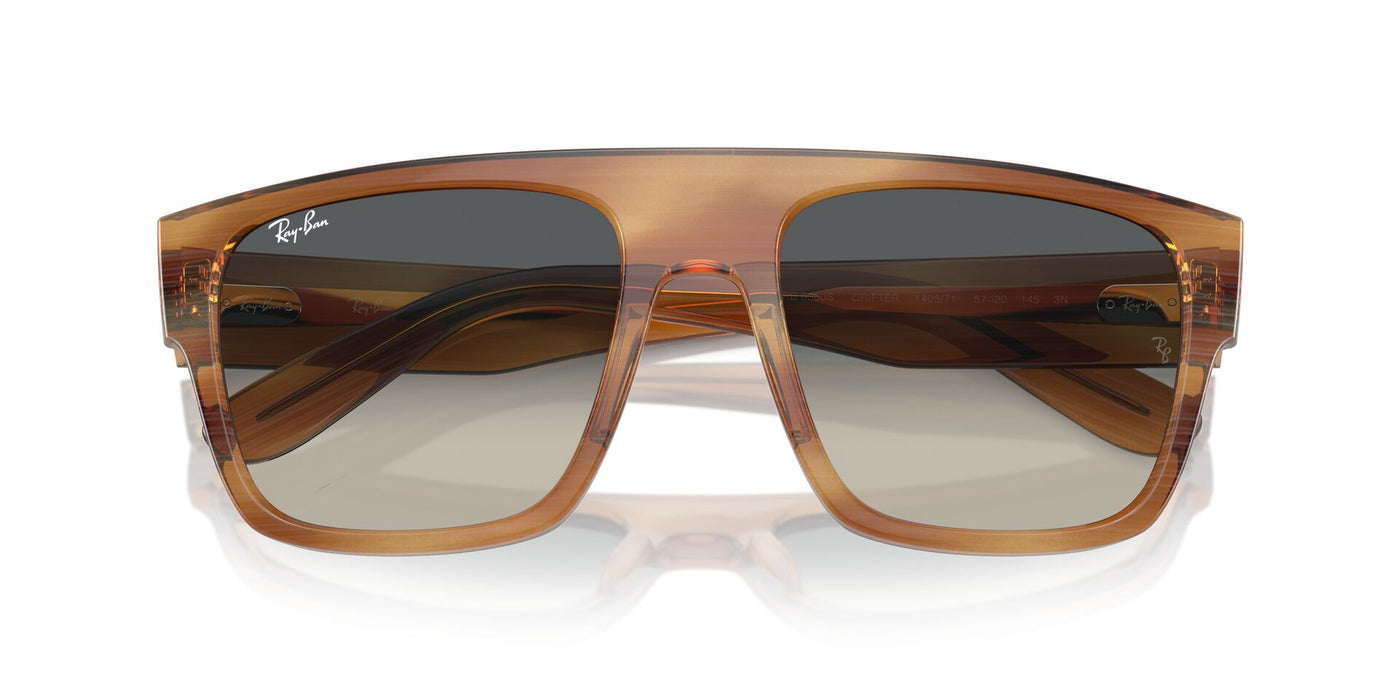 Ray-Ban Drifter RB0360S Striped Brown/Grey #colour_striped-brown-grey