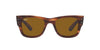 Ray-Ban Mega Wayfarer RB0840S Striped Havana/Brown #colour_striped-havana-brown