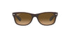 Ray-Ban New Wayfarer RB2132 - Medium Transparent Brown/Brown Polarised #colour_transparent-brown-brown-polarised