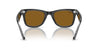 Ray-Ban Original Wayfarer RB2140 - Medium Black On Transparent/Brown #colour_black-on-transparent-brown