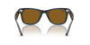 Ray-Ban Original Wayfarer RB2140 - Large Black On Transparent/Brown #colour_black-on-transparent-brown