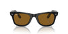 Ray-Ban Original Wayfarer RB2140 - Medium Black On Transparent/Brown #colour_black-on-transparent-brown