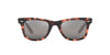 Ray-Ban Original Wayfarer RB2140 - Medium Transparent Pink/Silver/Grey Polarised #colour_transparent-pink-silver-grey-polarised