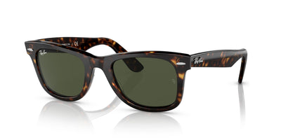 Ray-Ban Original Wayfarer RB2140 - Medium Havana/Green #colour_havana-green