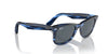 Ray-Ban Original Wayfarer RB2140 - Medium Striped Blue/Blue #colour_striped-blue-blue