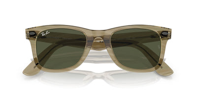 Ray-Ban Original Wayfarer RB2140 - Medium Photo Striped Grey/Green #colour_photo-striped-grey-green