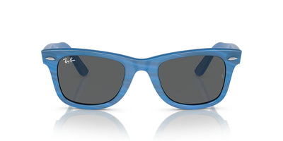 Ray-Ban Original Wayfarer RB2140 - Medium Photo Striped Blue/Dark Grey #colour_photo-striped-blue-dark-grey