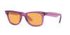 Ray-Ban Original Wayfarer RB2140 - Medium Transparent Violet/Orange #colour_transparent-violet-orange