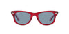 Ray-Ban Original Wayfarer RB2140 - Medium Transparent Red/Blue #colour_transparent-red-blue