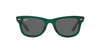 Ray-Ban Original Wayfarer RB2140 - Medium Transparent Green/Dark Grey #colour_transparent-green-dark-grey