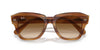 Ray-Ban State Street RB2186 Striped Brown/Clear-Brown #colour_striped-brown-clear-brown