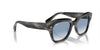 Ray-Ban State Street RB2186 Striped Grey/Clear-Blue #colour_striped-grey-clear-blue
