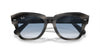 Ray-Ban State Street RB2186 Striped Grey/Clear-Blue #colour_striped-grey-clear-blue
