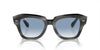 Ray-Ban State Street RB2186 Striped Grey/Clear-Blue #colour_striped-grey-clear-blue